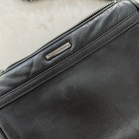 Rebecca Minkoff Quilted Mini MAC Crossbody Bag Black - Picture 10 of 13